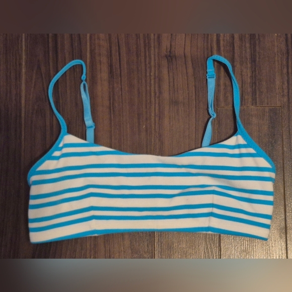 Lululemon Daily Bra Twin Stripe Spry Blue / Spry Blue Size 4–6 (S) - Picture 3 of 7